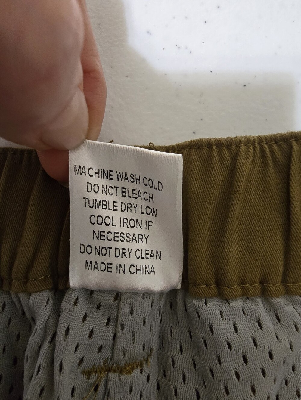 Woof Commando Shorts Men XL Khaki Olive Lined 6" Chino Button Fly Freeball - Picture 10 of 11